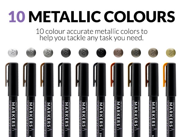 Gaahleri Metallic Marker – Red Copper (Set Of 2)