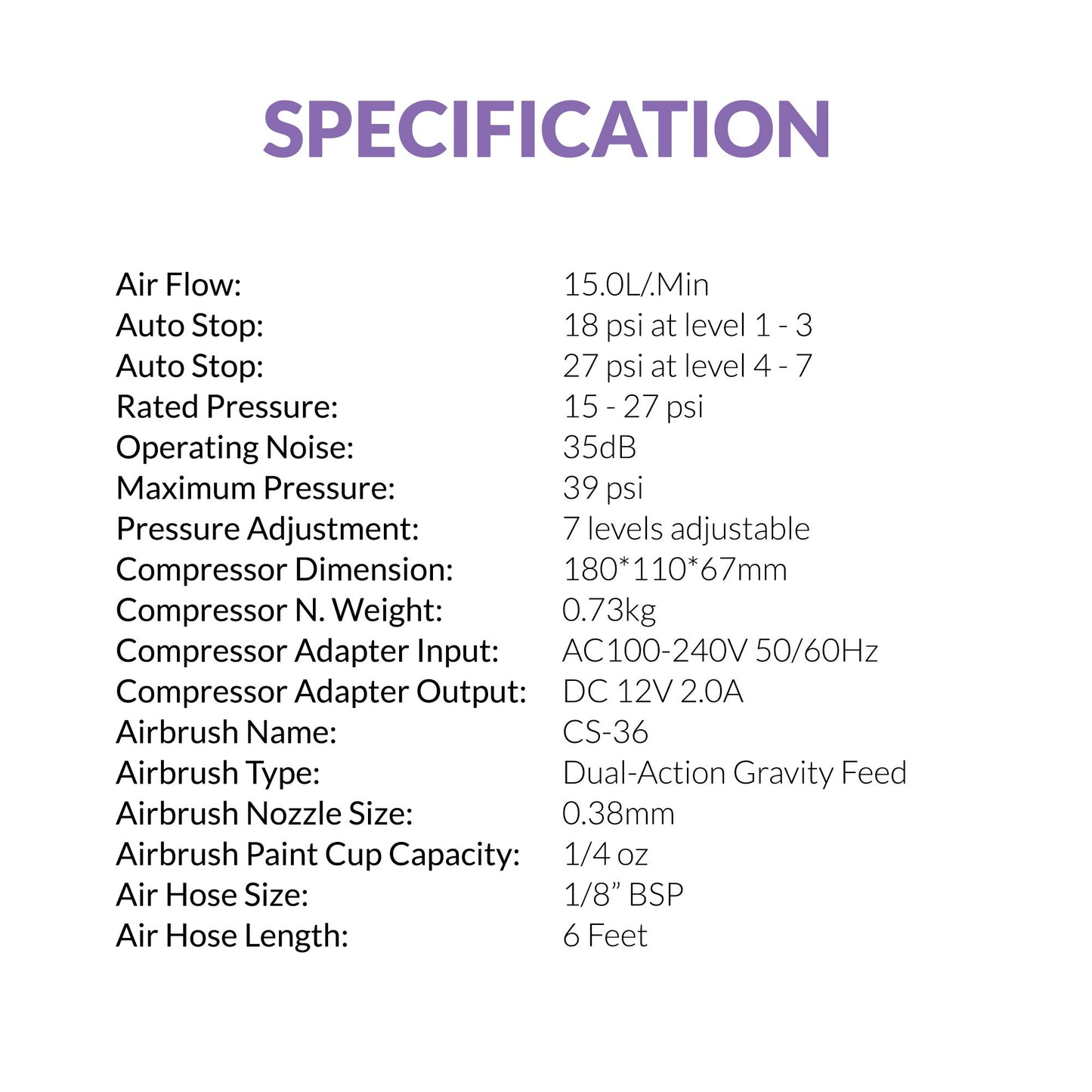 Ambition Series GTS-06 Serenair Mini Air Compressor