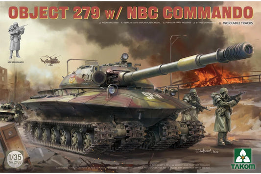 Takom: 1/35 Object 279 w/NBC Commando