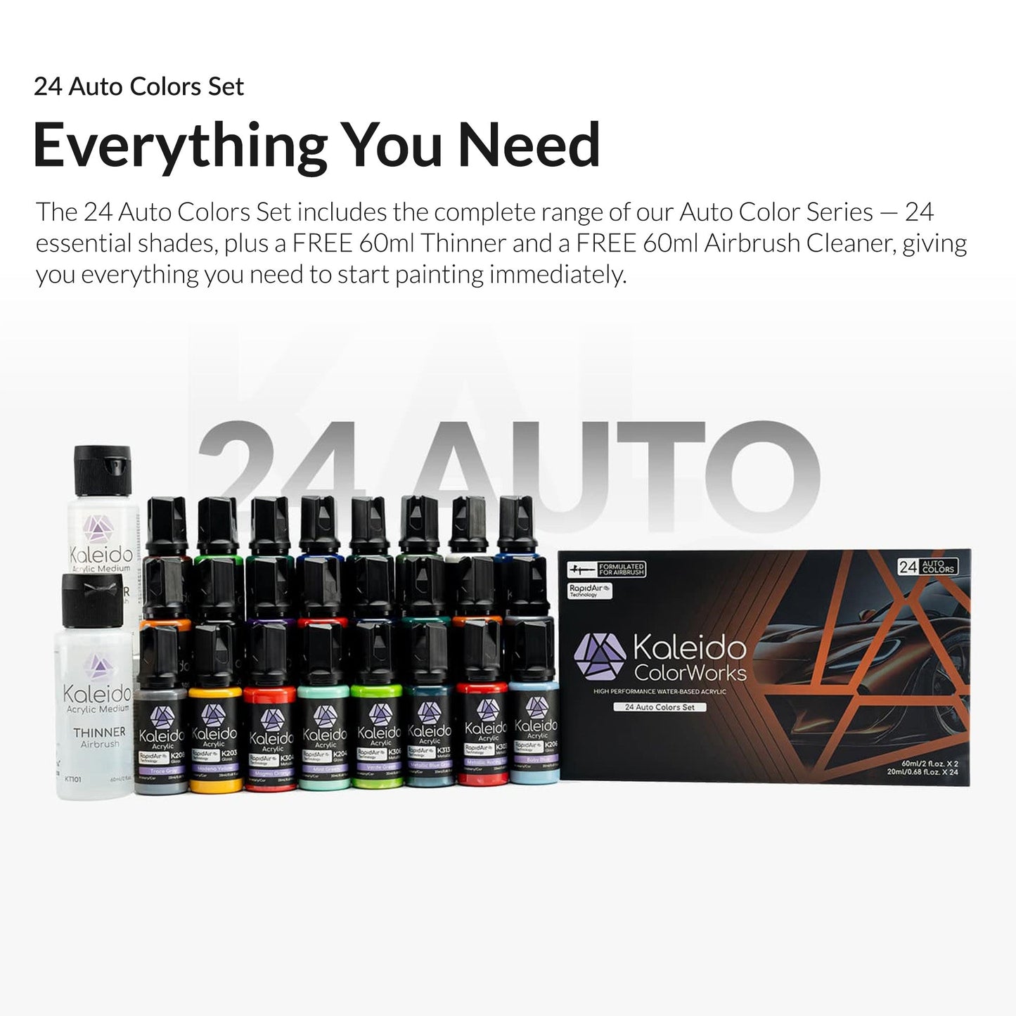 Kaleido Colorworks 24 Auto Colors Set