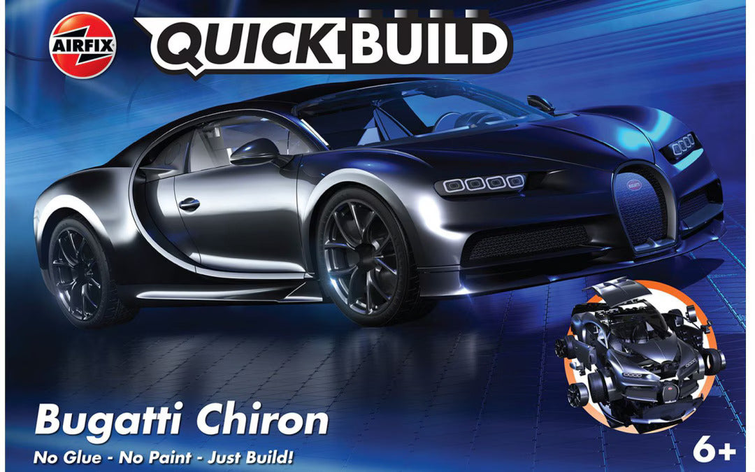 Airfix Quickbuild Bugatti Chiron Black bx art
