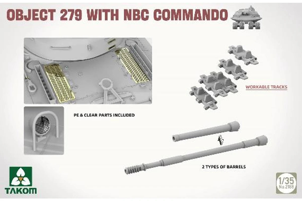 Takom: 1/35 Object 279 w/NBC Commando