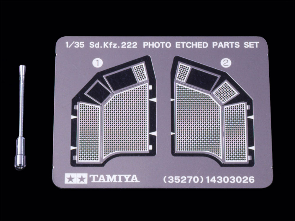 Tamiya 1/35 Sd.Kfz 222 Leichter Panzerspahwagen 4x4 photo etch