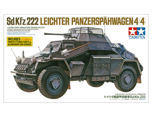 Tamiya 1/35 Sd.Kfz 222 Leichter Panzerspahwagen 4x4 box art