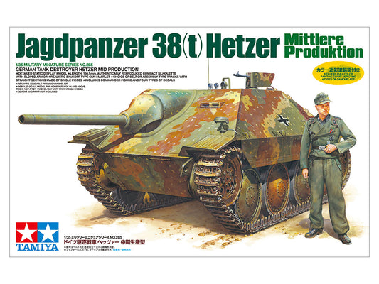 Tamiya 1/35 Jagdpanzer 38(t) Hetzer Mid Production box art