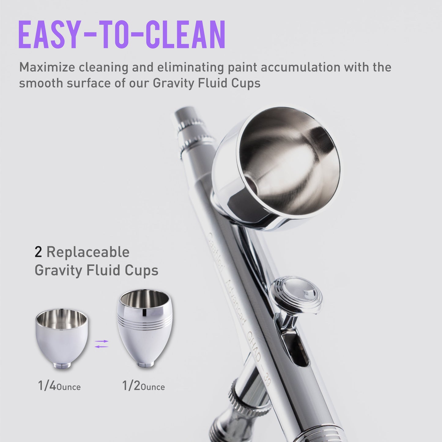 Gaahleri GHAD‑39 Dual‑Action Airbrush Kit