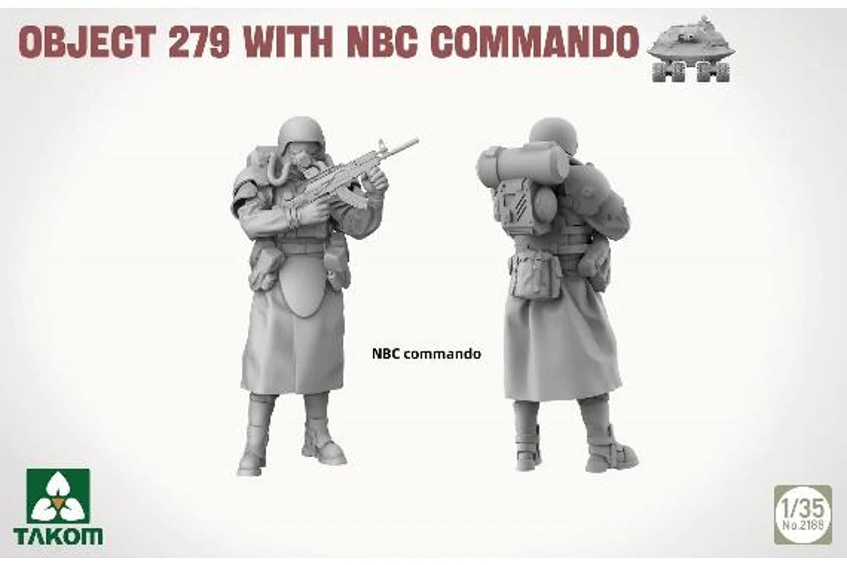 Takom: 1/35 Object 279 w/NBC Commando