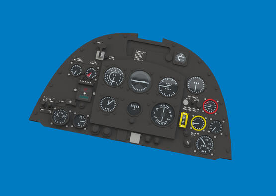 Eduard 1/24 Spitfire Mk.VIII LööK cockpit upgrade – pre-painted resin and photoetched set for Airfix model