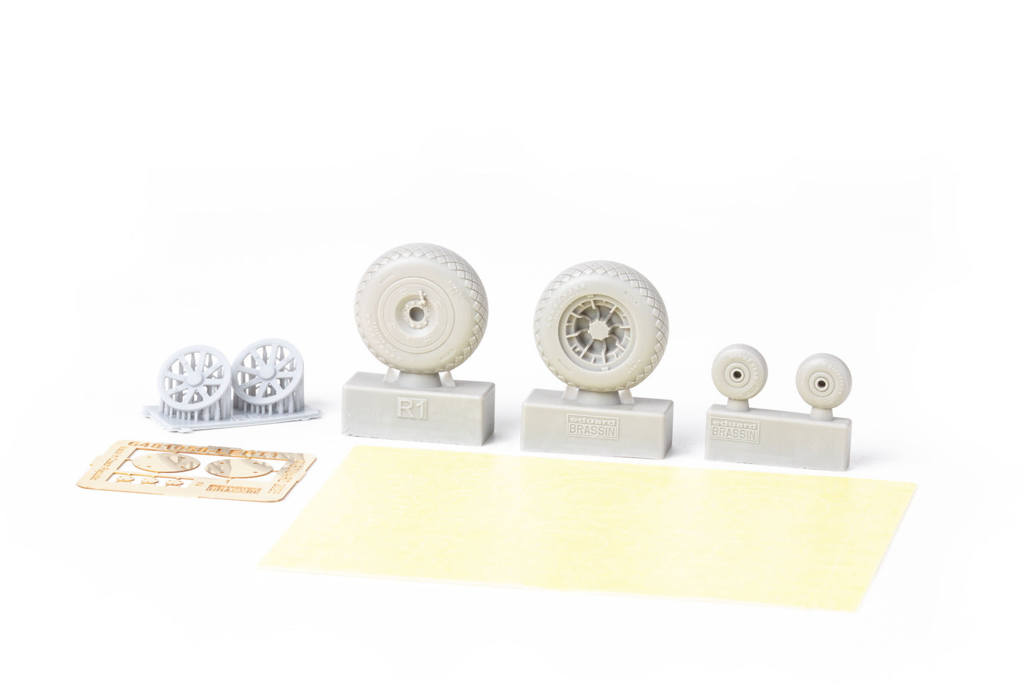 Eduard 1/48 P-40E Brassin Diamond Tread Wheels For Eduard