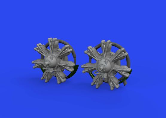 Eduard 1/48 Anson Mk.I PRINT Engines For Airfix