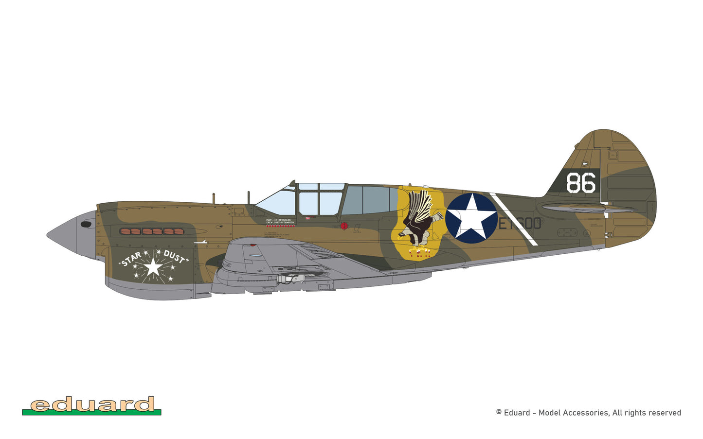 Eduard 1/48 P-40E Warhawk ProfiPACK