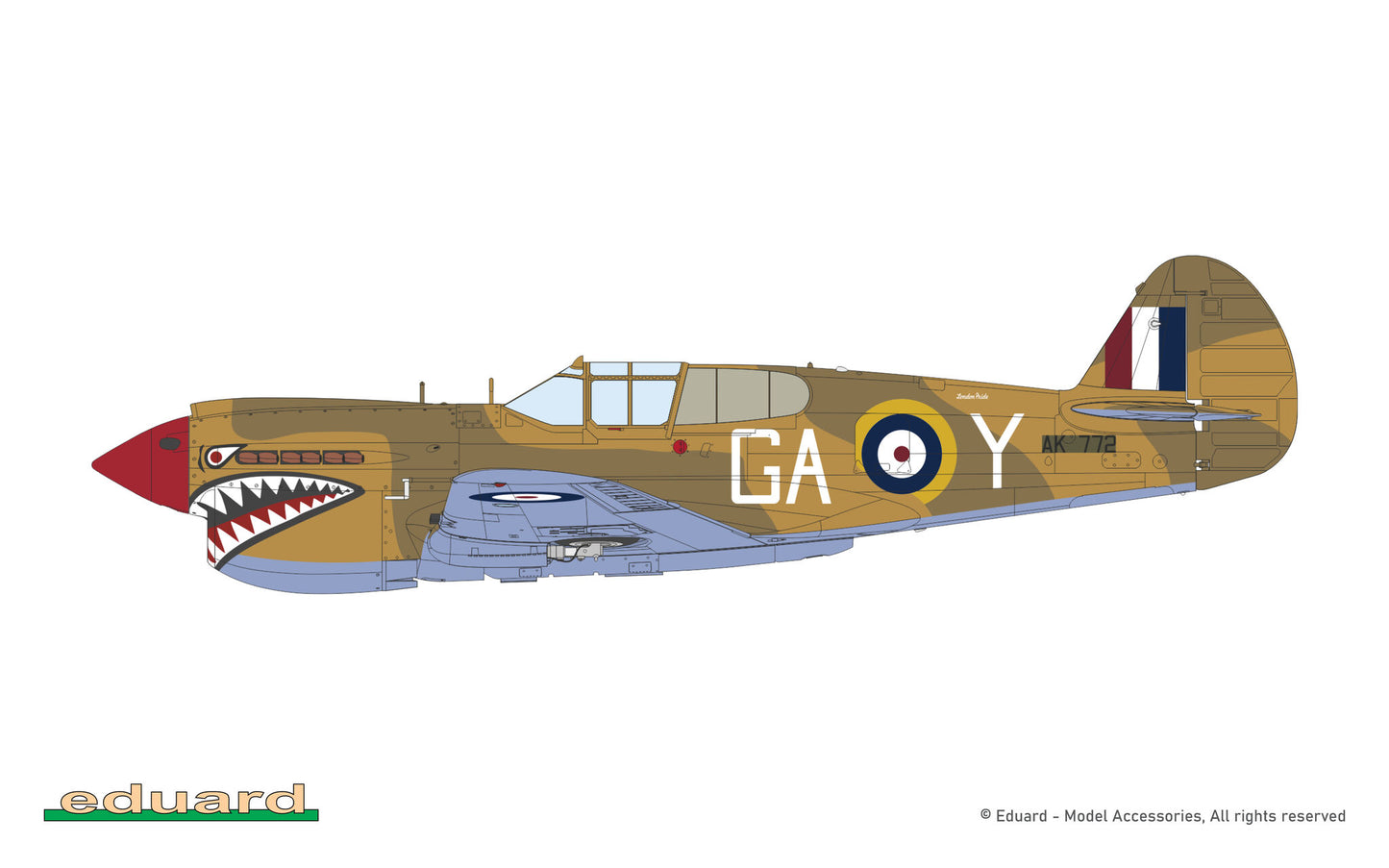 Eduard 1/48 P-40E Warhawk ProfiPACK