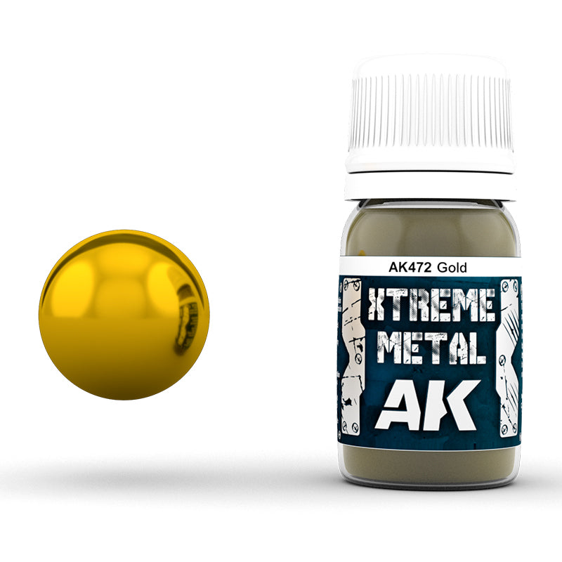AK472 XTREME METAL GOLD 30ml