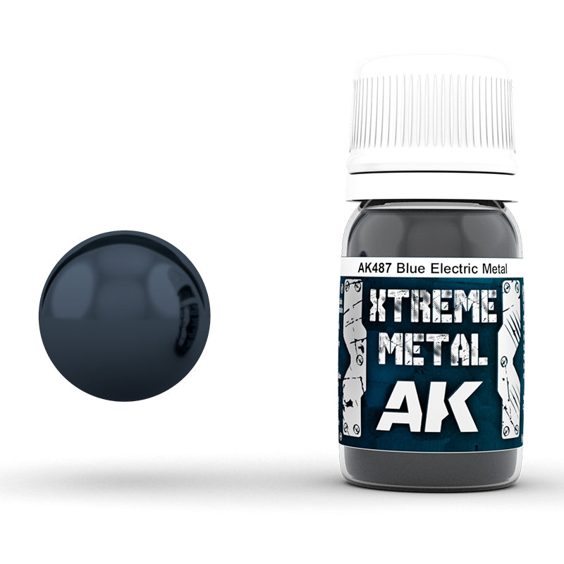 AK487 XTREME METAL METALLIC BLUE 30ML