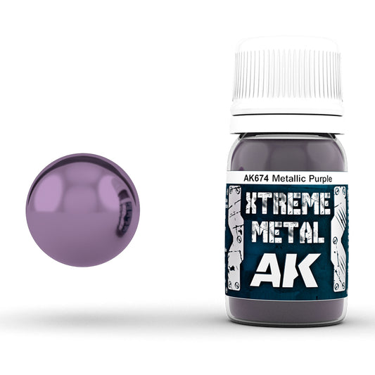 AK674 XTREME METAL METALLIC PURPLE 30ml