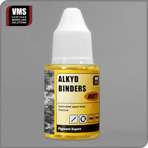 VMS Alkyd Binders Matt – Slow-Drying Fixative for Pigment Weathering with Extended Open Time – Vantage Modelling Solutions
