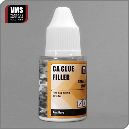 VMS CA Filler – Ultra-Fine Cyanoacrylate Powder Filler for Seam Filling and Model Surface Repairs – Vantage Modelling Solutions