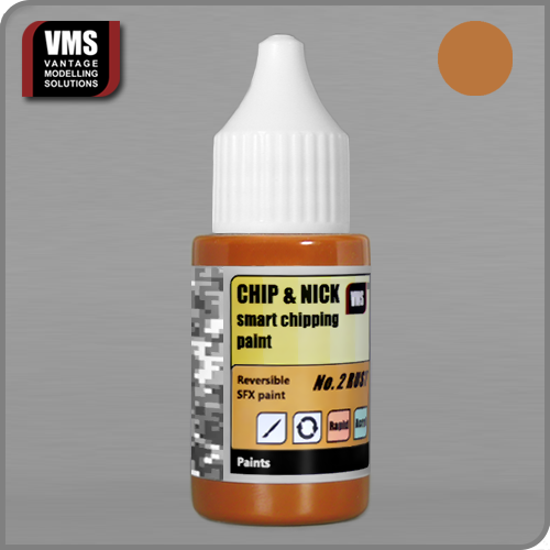 VMS Chip & Nick No.2 Rust: "VMS Chip & Nick No.2 Rust – Specialized paint for creating realistic rust effects."