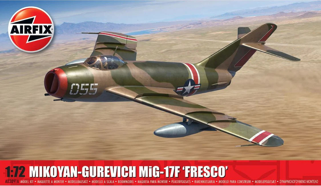 Airfix 1/72 Mig 17F Fresco box art