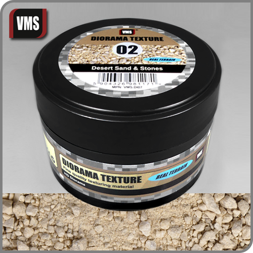 VMS Diorama Texture No. 2 – Desert Sand & Stones (100ml)