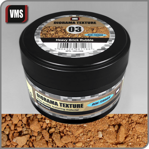 VMS Diorama Texture No. 3 – Heavy Brick Rubble (100ml