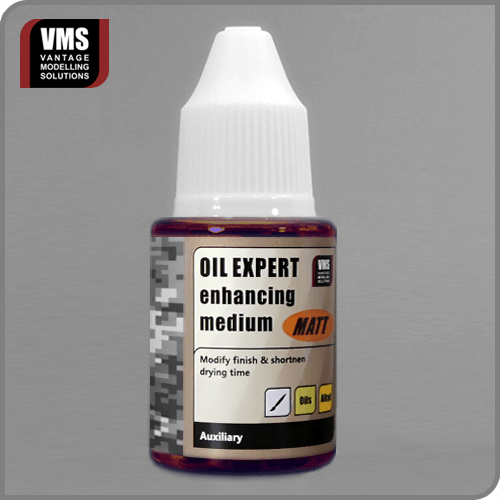VMS Oil Expert Matt 30ml – Matte oil paint medium for detailed scale modeling