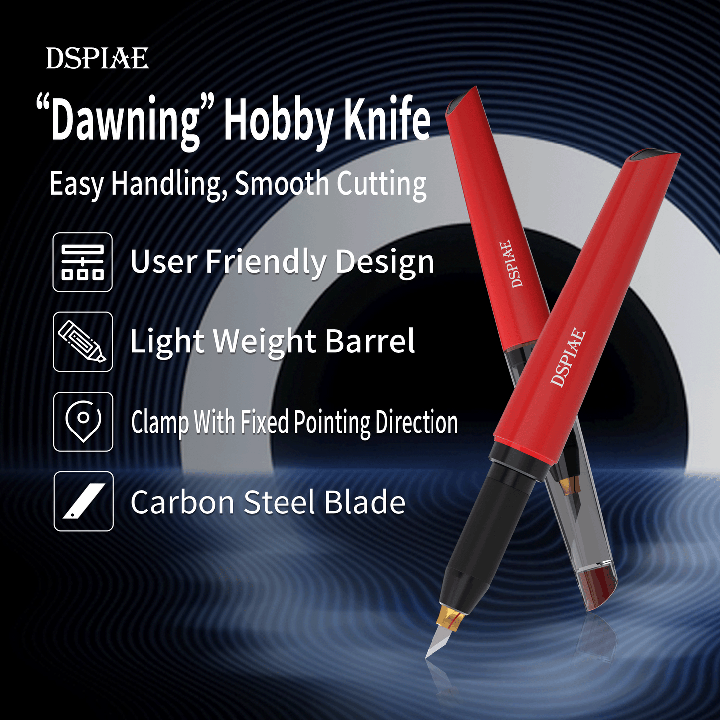 DSPIAE PT-DK Precision Hobby Knife – Professional Tool for Scale Modeling