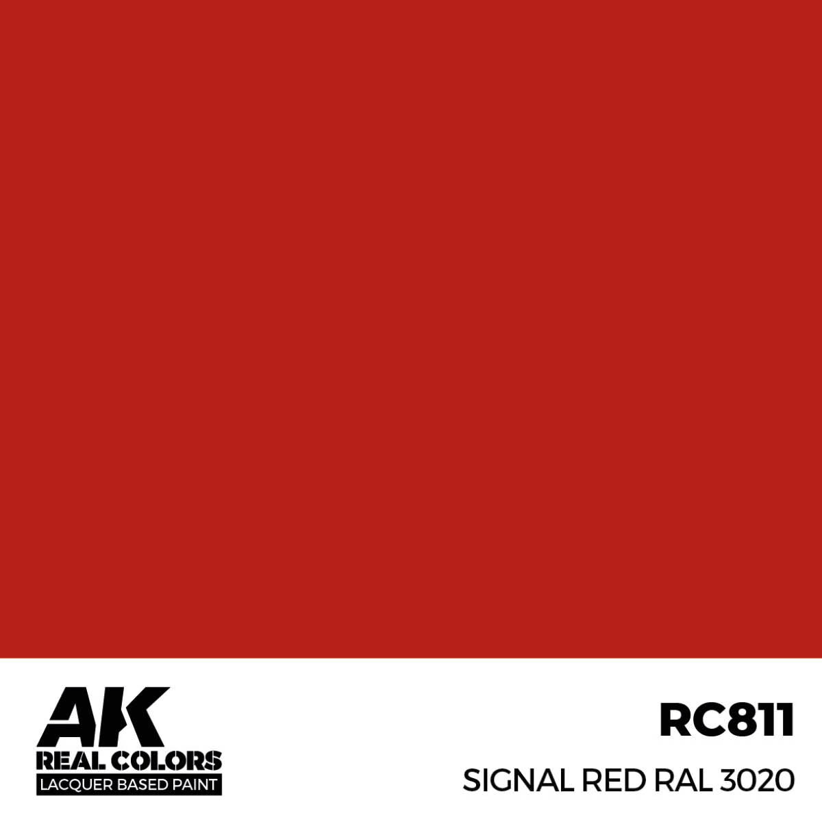 RC811 Signal Red RAL 3020