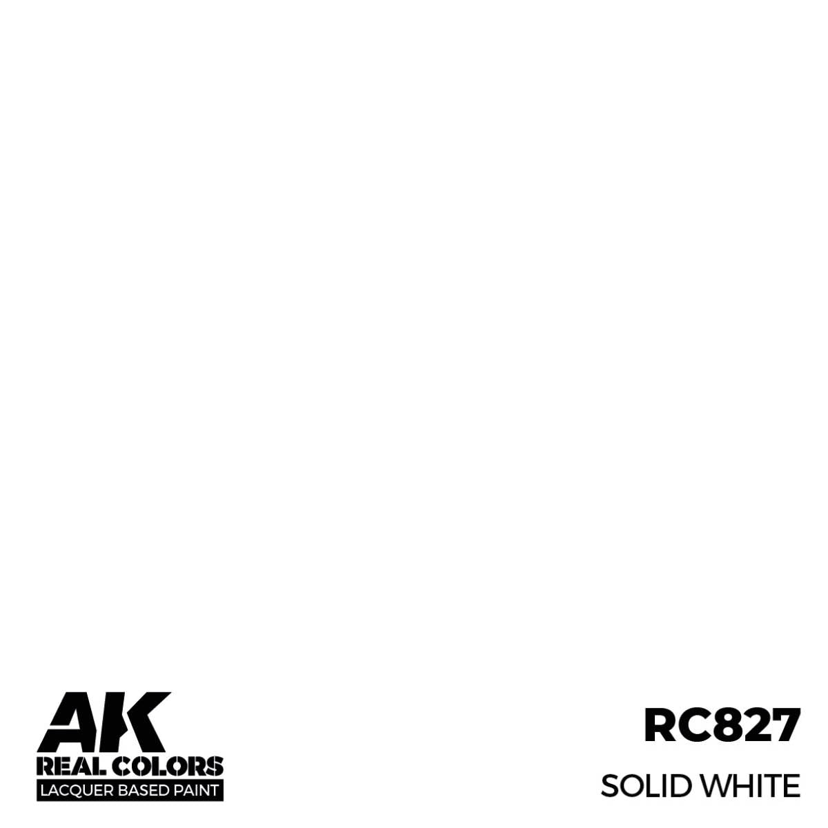 RC827 Solid White