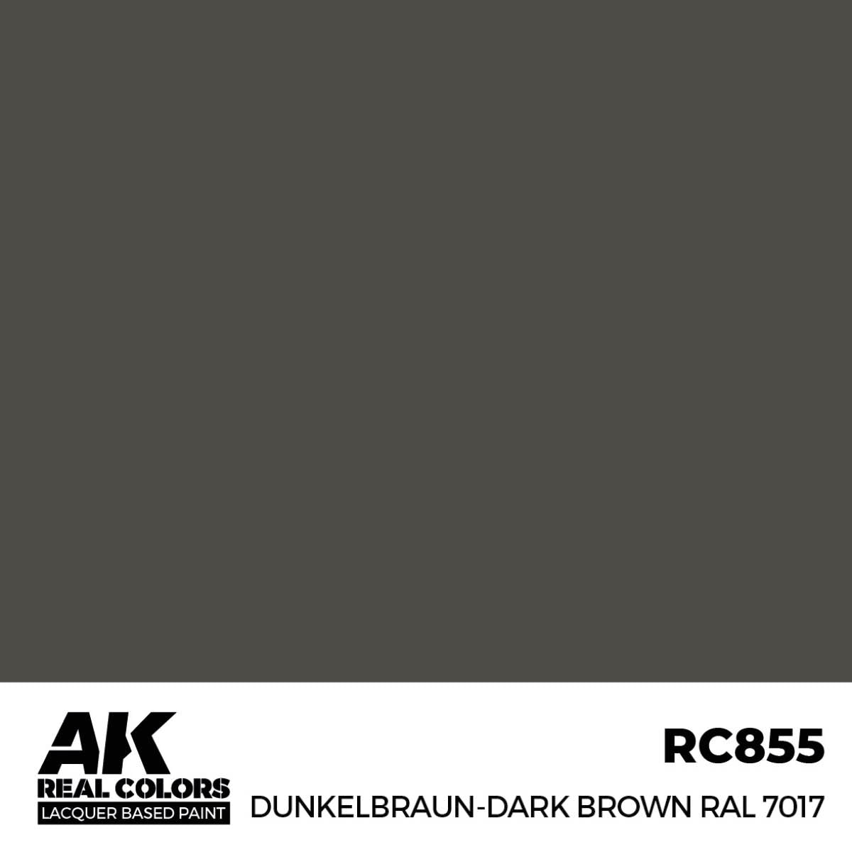 RC855 Dunkelbraun-Dark Brown RAL 7017