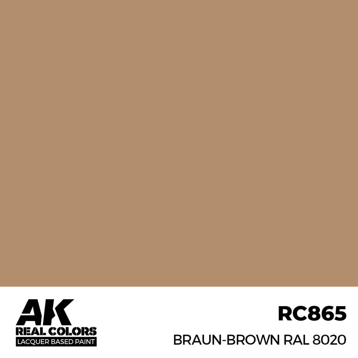 RC865 Braun-Brown RAL 8020