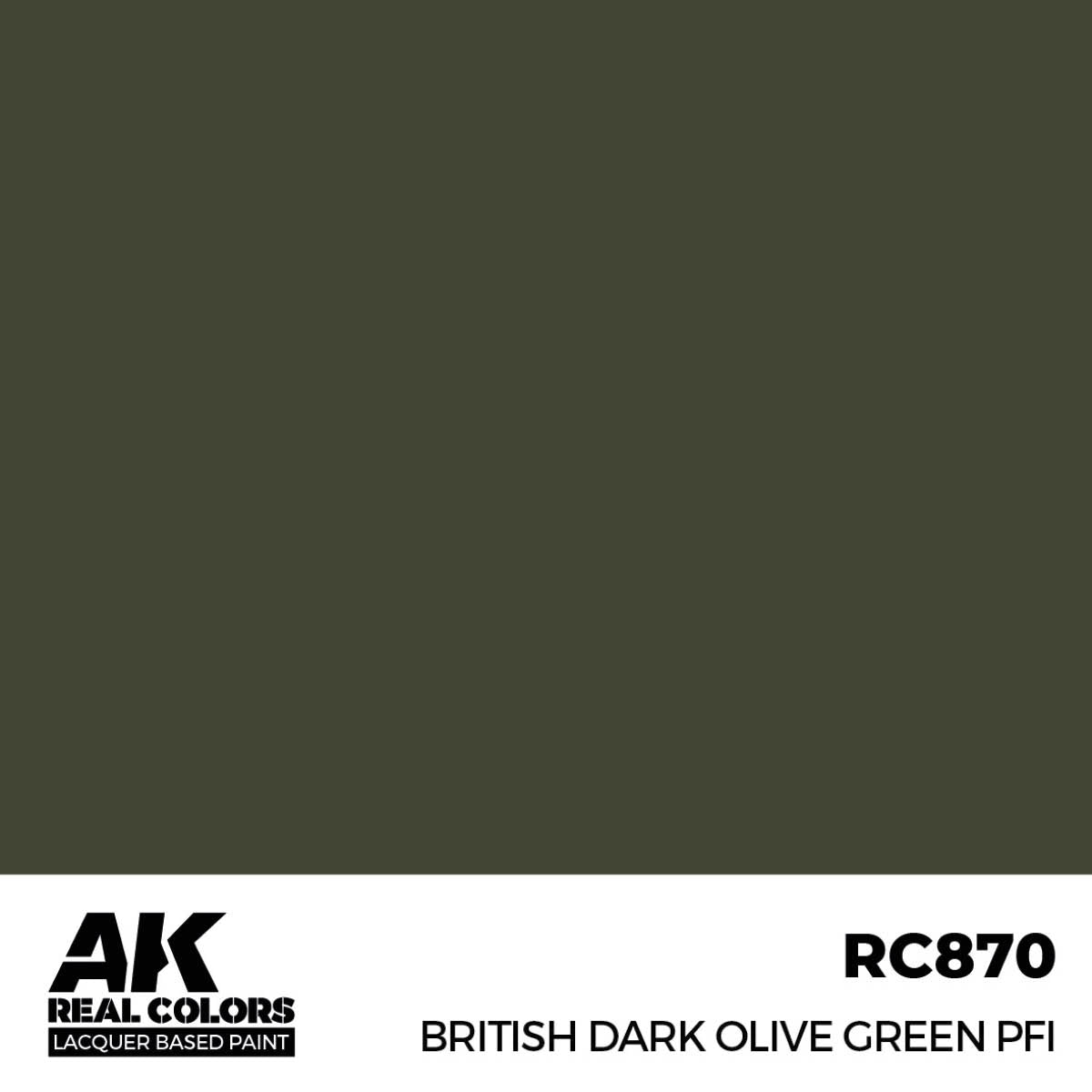 RC870 British Dark Olive Green PFI