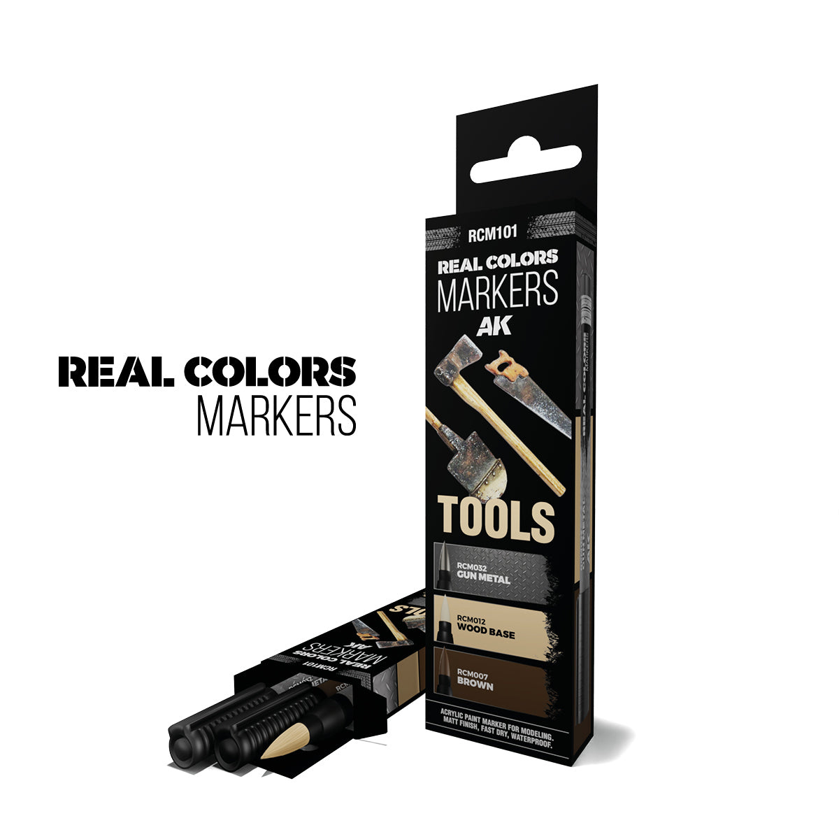 AK Interactive RCM101 Real Colors Markers box and box art