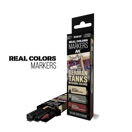 AK Interactive RCM107 Real Colors Markers box and box art