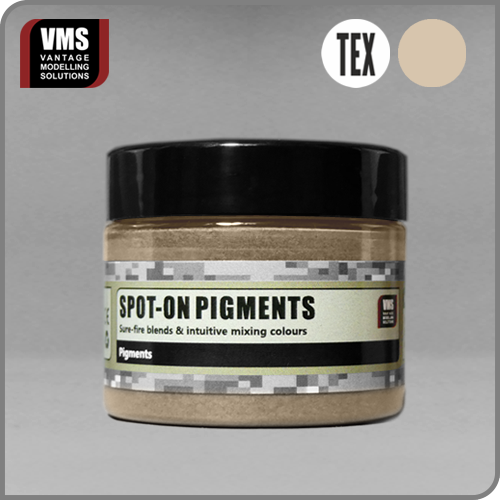 No. 02 Light Earth TEXTURED: "VMS Spot-On Pigment No. 02 Light Earth TEXTURED – Textured variant of Light Earth for enhanced terrain realism.