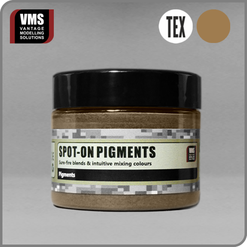 No. 04 Brown Earth TEXTURED: "VMS Spot-On Pigment No. 04 Brown Earth TEXTURED – Textured version of Brown Earth for depicting rugged terrains
