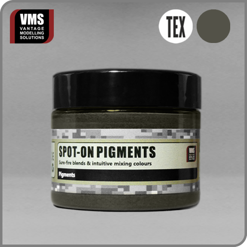 No. 08 Black Earth TEXTURED: "VMS Spot-On Pigment No. 08 Black Earth TEXTURED – Textured chernozem pigment for Eastern Front dioramas.