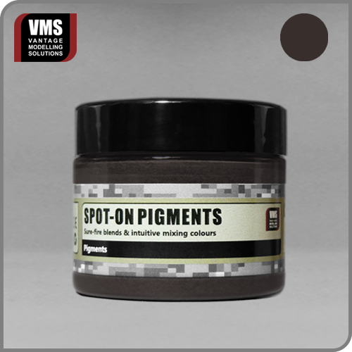 No. 22 Smoke Grey: "VMS Spot-On Pigment No. 22 Smoke Grey – Standard light grey shade for ash and smoke residue effects."
