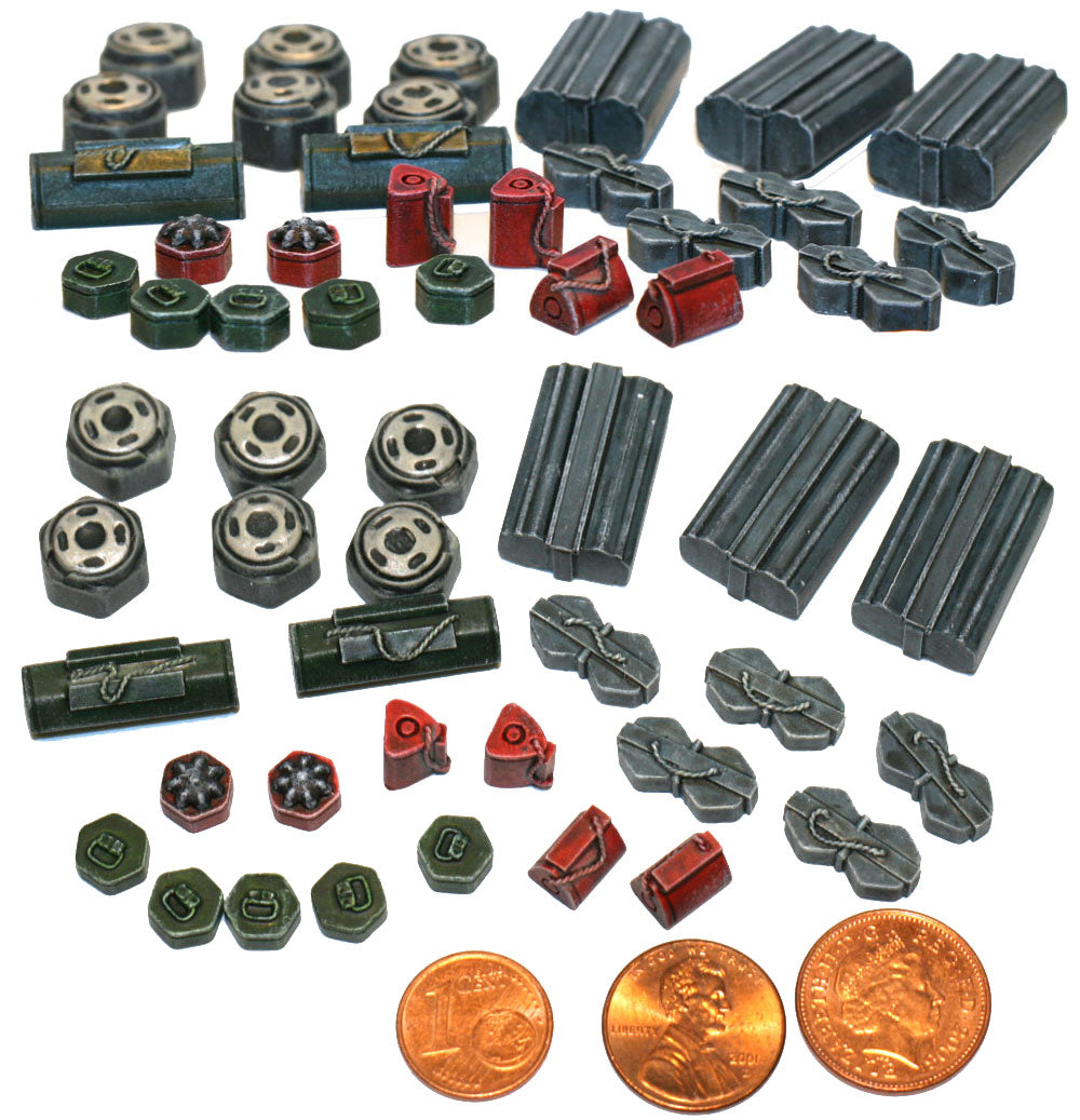 “Value Gear SC001 Sci-Fi Supplies Small Arms – resin accessories for 1/35–1/56 sci-fi miniatures and dioramas.”