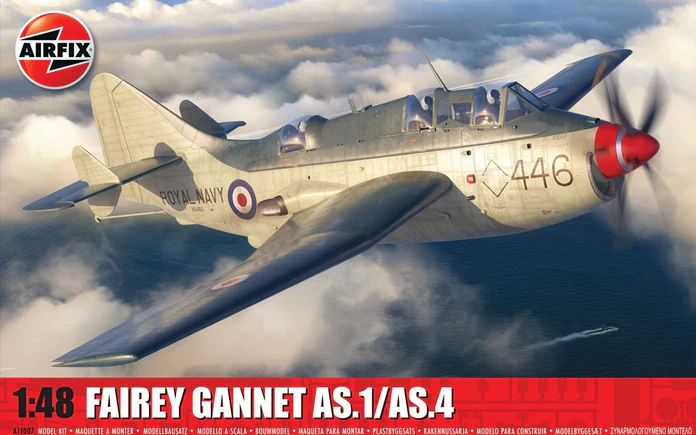 Airfix 1/48 Fairey Gannet AS.1/AS.4 box art