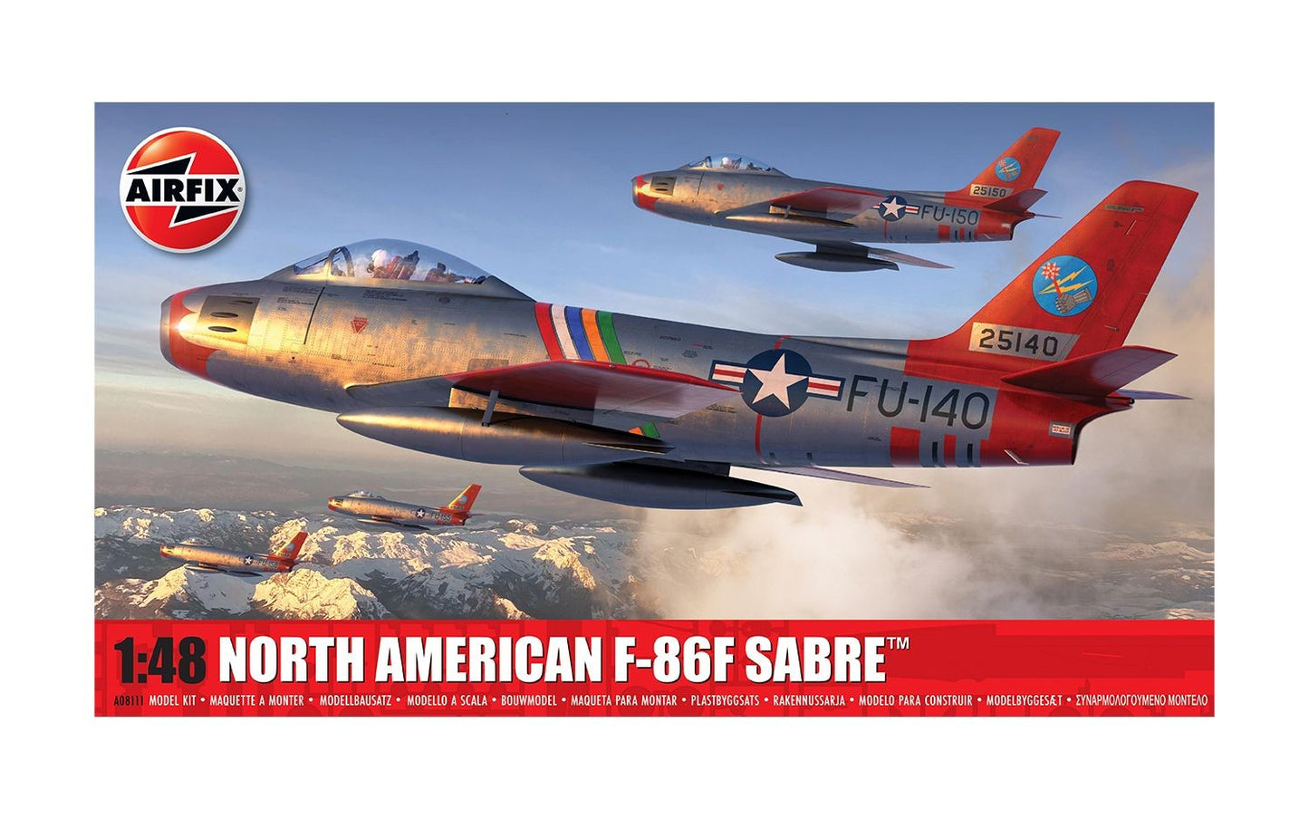 Airfix 1/48  North American F-86F Sabre box art