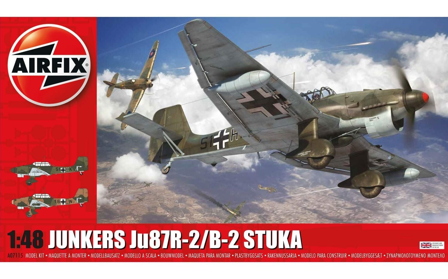 Airfix 1:48 Junkers Ju87B2/R - 2  box art