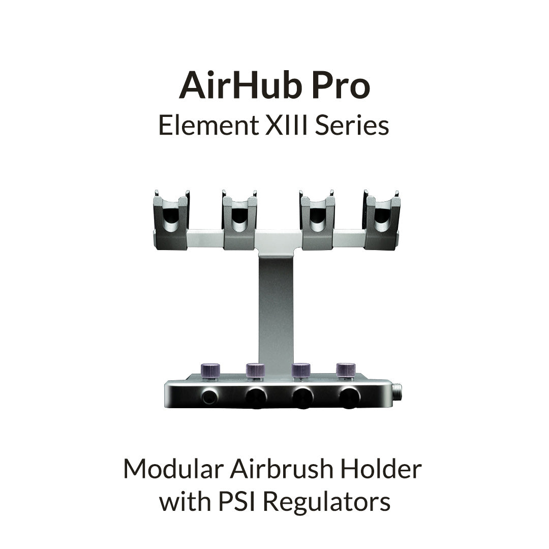 “Element XIII Series AirHub Pro – airbrush compressor accessory unit for hobby model-making”