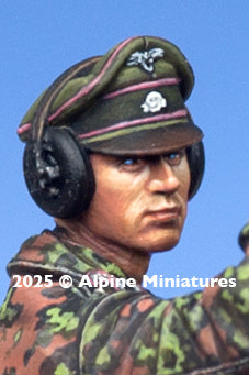 Alpine Miniatures 1/35 Waffen SS Panzer Crew Head Set #4 (In Stock June)