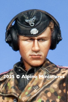 Alpine Miniatures 1/35 Waffen SS Panzer Crew Head Set #4 (In Stock June)