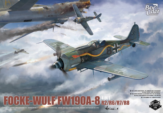 Border Models 1/35 Focke-Wulf Fw190 A-8 4in1 (R2/R6/R7/R8) box art