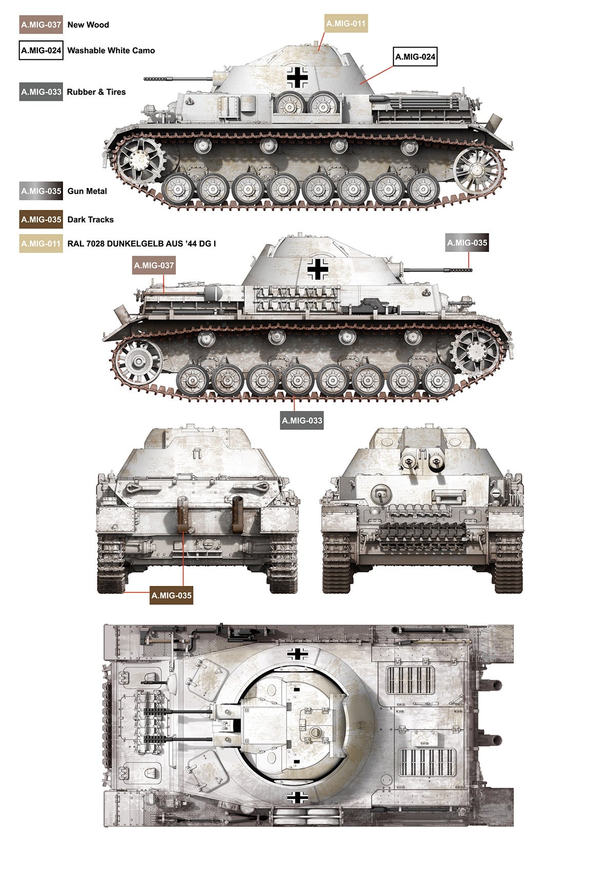 Border Models 1/35 German Flakpanzer IV Kugelblitz paint and decal option 1