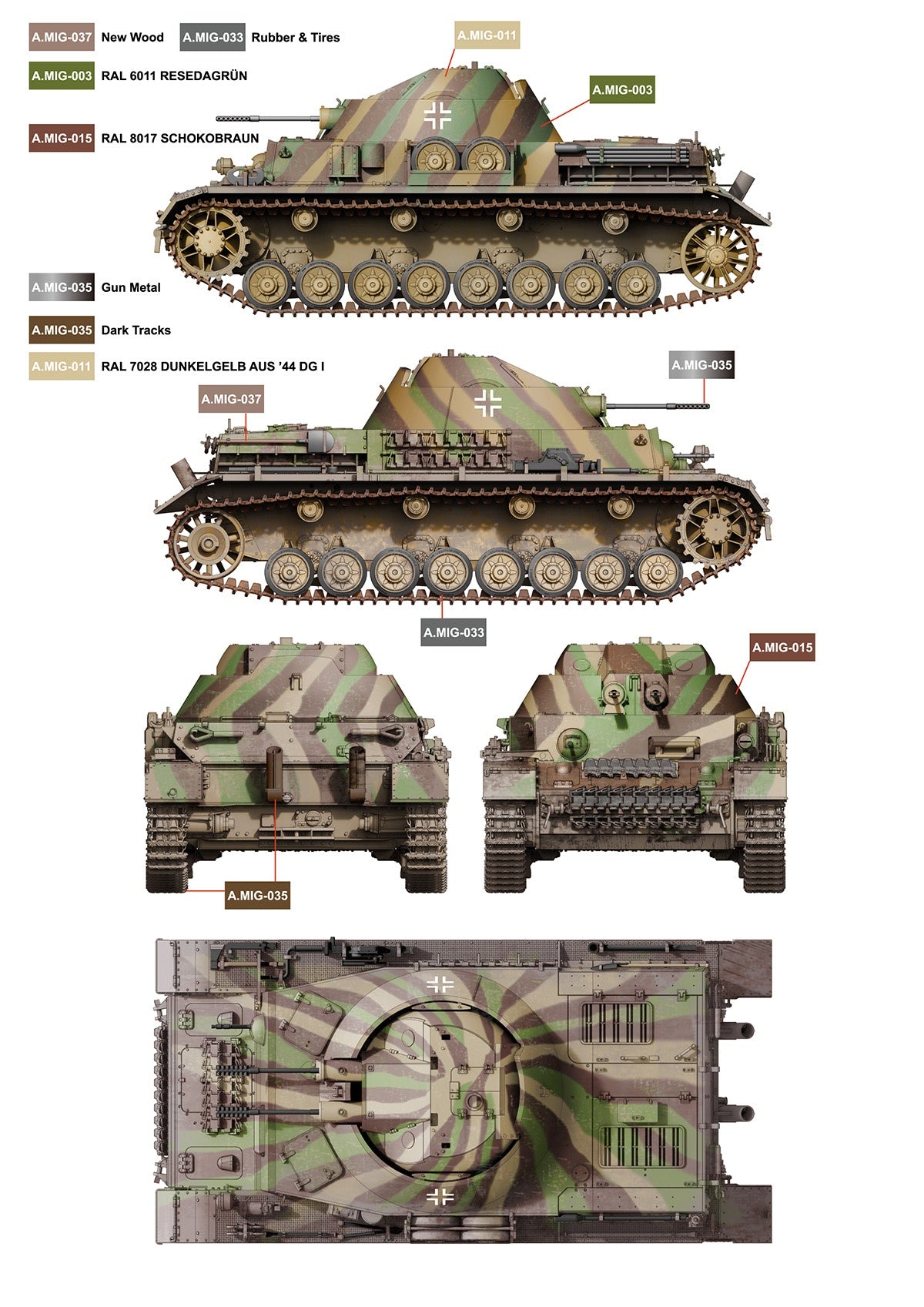 Border Models 1/35 German Flakpanzer IV Kugelblitz paint and decal option 2
