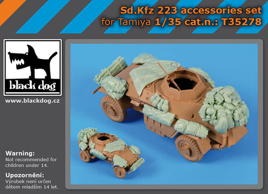 Black Dog 1/35 Sd.kfz 223 Accessories Set
