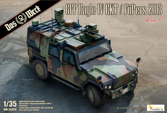 Das Werk 1/35 GFF Eagle IV EKT (Einsatz-Kamera-Trupp) / FuPers (Fuhrungspersonal) 2013 military model kit box art